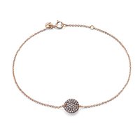 Bracelet Burato Woman Diamonds Paillettes in Rose Gold Diamante BN986 - BN986